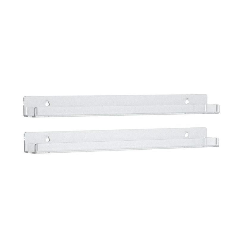 2Pcs Acrylic Nail Polish Wall Organizer Hanging Display Holder