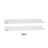 2Pcs Acrylic Nail Polish Wall Organizer Hanging Display Holder