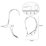 925 Silver Ear Hooks DIY Earring Findings