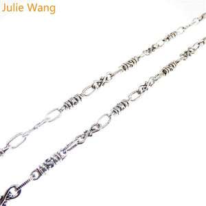 1 Meter Antique Silver Zinc Alloy Jewelry Making Necklace Chain 10*5mm