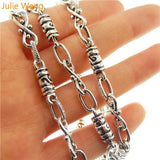 1 Meter Antique Silver Zinc Alloy Jewelry Making Necklace Chain 10*5mm