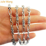 1 Meter Antique Silver Zinc Alloy Jewelry Making Necklace Chain 10*5mm