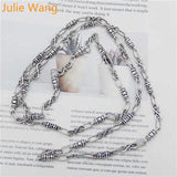 1 Meter Antique Silver Zinc Alloy Jewelry Making Necklace Chain 10*5mm