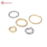 Brass Twisted Wire Jump Rings Split Rings Jewelry Making Supplies