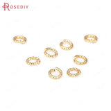 Brass Twisted Wire Jump Rings Split Rings Jewelry Making Supplies