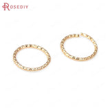 Brass Twisted Wire Jump Rings Split Rings Jewelry Making Supplies