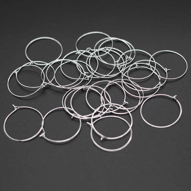 Circle Hoop Wine Glass Rings 100Pcs