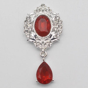 Alloy Rhinestone Brooch Jewelry Accessory DIY