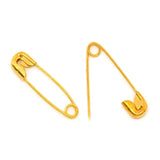 500 Safety Brooch Pins Findings Zinc Alloy Brooches 19mmx5mm