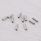 100pcs 14K Plated Brass Tube Beads Spacer DIY Jewelry Making