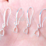 10PCS 18K Smooth Ear Hook + Clip DIY Jewelry for Earrings