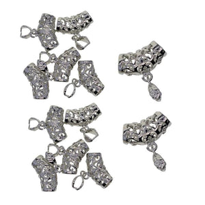 12pcs/pack Pendant Pinch Bails Clips for Bracelet Making