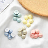 100 PCS 12mm Resin Half Round Beads DIY Jewelry Making