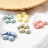 100 PCS 12mm Resin Half Round Beads DIY Jewelry Making
