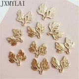 20 PCS Metal Alloy KC/Silver Plated Leaf Charms Pendant DIY Jewelry