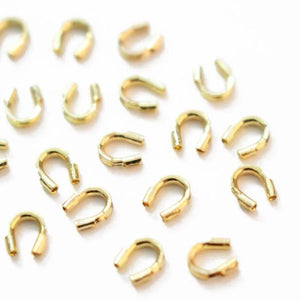 40PCS 18k Plated Horseshoe Buckle U-shaped DIY Accessories