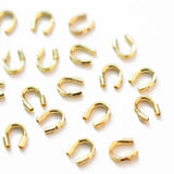 40PCS 18k Plated Horseshoe Buckle U-shaped DIY Accessories