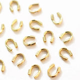 40PCS 18k Plated Horseshoe Buckle U-shaped DIY Accessories