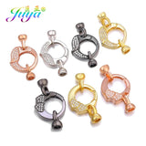 DIY Pearls Bracelet Necklace Making Spring Clasps