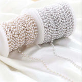 1 Meter 14K Plated Pearl Beads Chains DIY Jewelry Findings