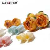 Dried Flowers Charms for DIY Earrings, 2pcs/lot