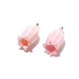 Dried Flowers Charms for DIY Earrings, 2pcs/lot