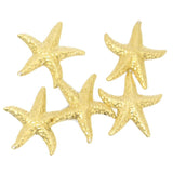 20Pcs Single Hole Starfish DIY Earring Necklace Pendant Brass Jewelry