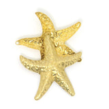 20Pcs Single Hole Starfish DIY Earring Necklace Pendant Brass Jewelry