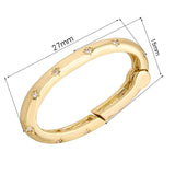Rainbow Rhinestone Push Clasps for DIY Necklace Making
