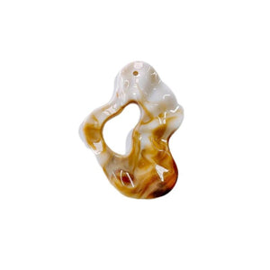 8pcs Acrylic Resin Eardrop Pendant Mixed Colors DIY Jewelry Making