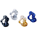 8pcs Acrylic Resin Eardrop Pendant Mixed Colors DIY Jewelry Making