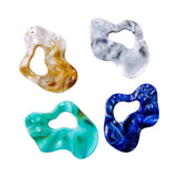 8pcs Acrylic Resin Eardrop Pendant Mixed Colors DIY Jewelry Making