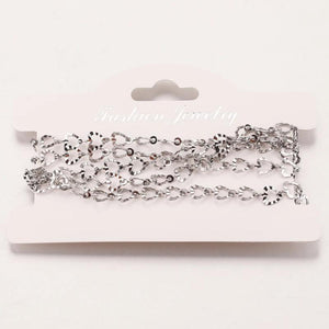 Gold-Plate Heart Link Chain DIY Jewelry Making