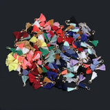 50pcs Mixed-color Tassel Earrings Charms 13mm for Jewelry Making