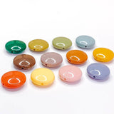 Resin Plastic Round Beads Pendant Earring Findings Accessories