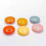 Resin Plastic Round Beads Pendant Earring Findings Accessories