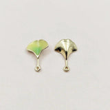 10 PCS Enamel Leaves Flowers Charms for DIY Jewelry Making