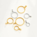 S925 Silver Necklace Pendant Holder for Wax Inlay DIY