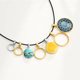 S925 Silver Necklace Pendant Holder for Wax Inlay DIY