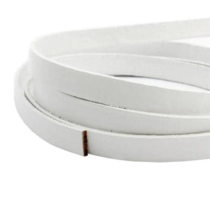 1 Yard 10mmx2mm Coated Cow Hide Leather Strip