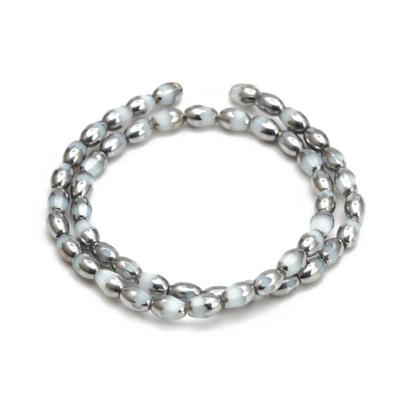 5x8mm Glass Beads for Jewelry Making DIY Bracelet Necklace Spacer Loose Beads