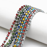 5x8mm Glass Beads for Jewelry Making DIY Bracelet Necklace Spacer Loose Beads
