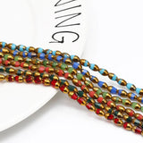 5x8mm Glass Beads for Jewelry Making DIY Bracelet Necklace Spacer Loose Beads