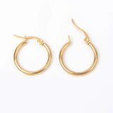 10PCS Stainless Steel Earrings Loop Earrings Hoop Open Earring Hook Base