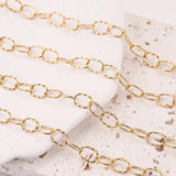 Gold-Plate Stainless Steel Chain for Jewelry Making