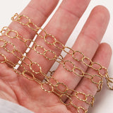 Gold-Plate Stainless Steel Chain for Jewelry Making