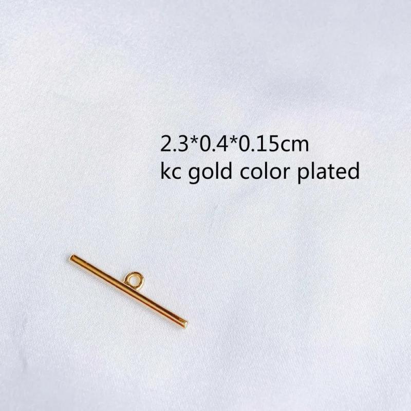 KC Plated Earring Accessories Metal Charms Pendant Eardrop Components Necklace