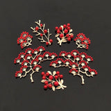 10 PCS Red Pearl Branches for DIY Jewelry Making