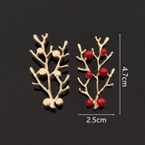 10 PCS Red Pearl Branches for DIY Jewelry Making