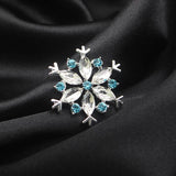 10Pcs Snowflake Rhinestone Flat Button Sewing DIY Clothing